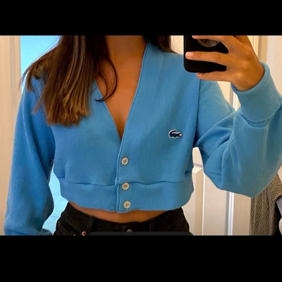 Izod Lacoste Reworked Cardigan - Picture 4 of 4